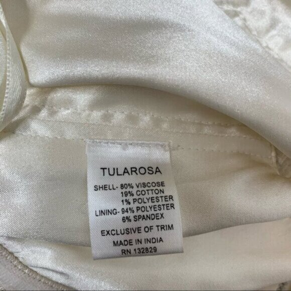 Tularosa Revolve Amelia Top Crop Off The Shoulder Blouse Boho chic Size Small - Picture 11 of 16